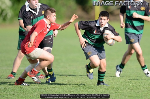 2015-05-09 Rugby Lyons Settimo Milanese U16-Rugby Varese 0850 Martino Cagnetti